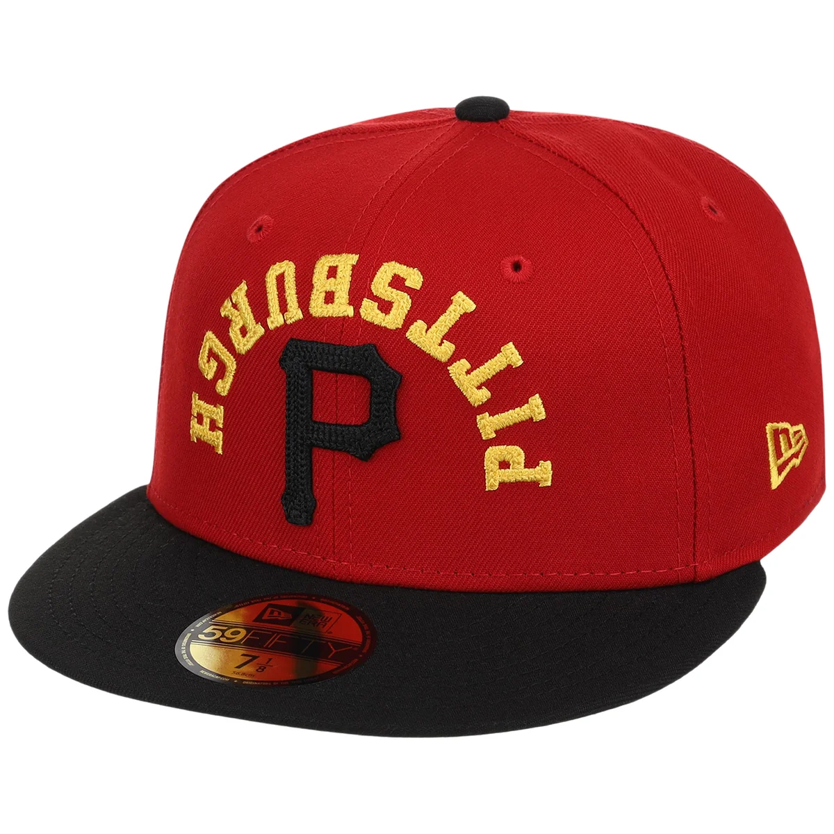 Pittsburgh Pirates MLB Flipmode 2.0 New Era 59FIFTY (Red/Black/Gray) detail view