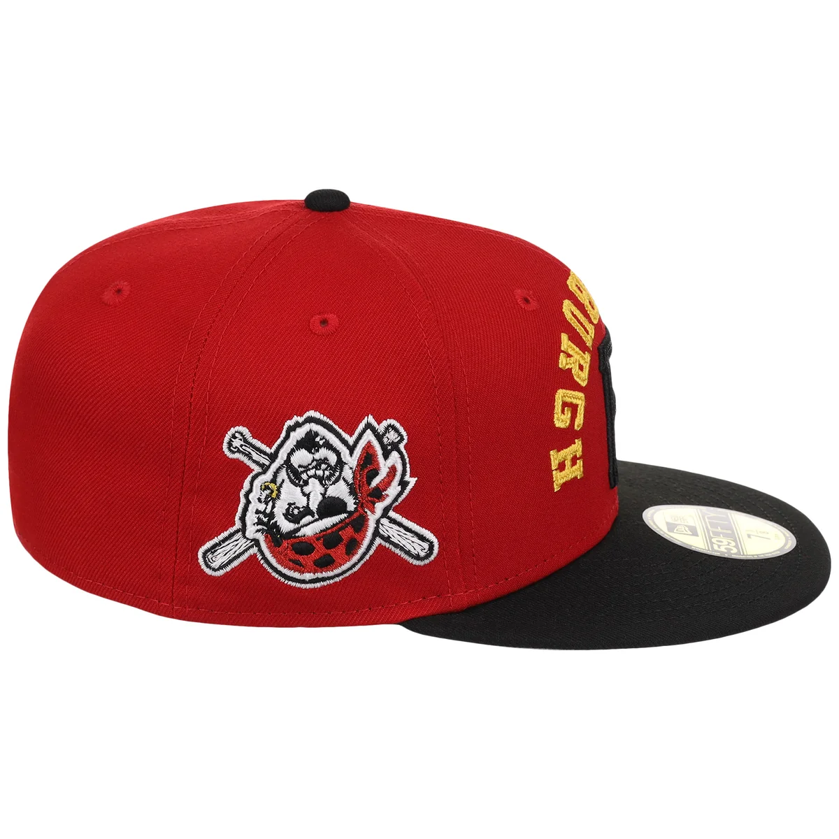 Pittsburgh Pirates MLB Flipmode 2.0 New Era 59FIFTY (Red/Black/Gray) detail view