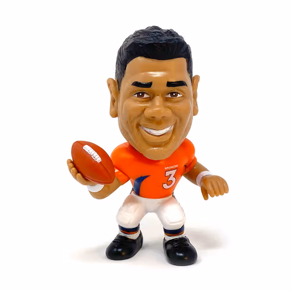 Russell Wilson Denver Broncos Big Shot Ballers NFL Figure view 1