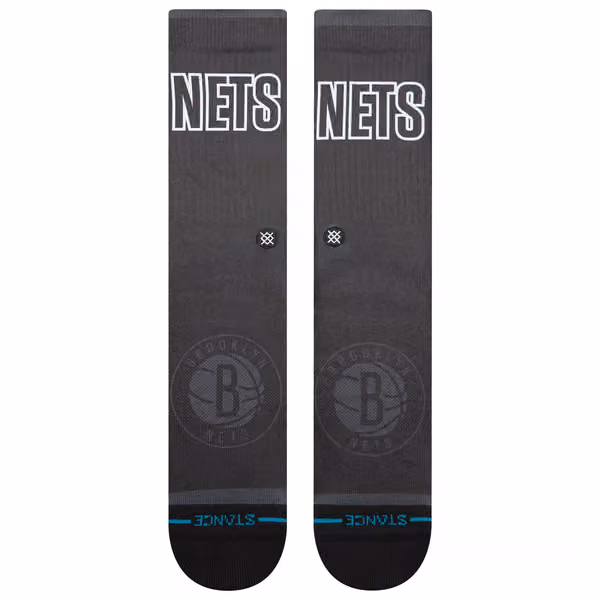 Brooklyn Nets 2025-26 NBA Statement Edition Crew Socks view 2