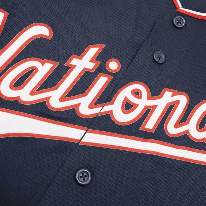 Washington Nationals Nike MLB Alternate Road Jersey Navy view 3