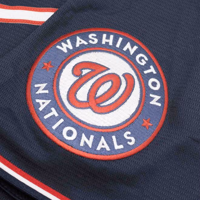 Washington Nationals Nike MLB Alternate Road Jersey Navy view 4