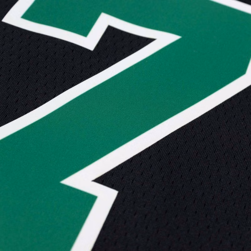 Jaylen Brown #7 Boston Celtics Statement Swingman NBA Jersey Black (YOUTH) view 5