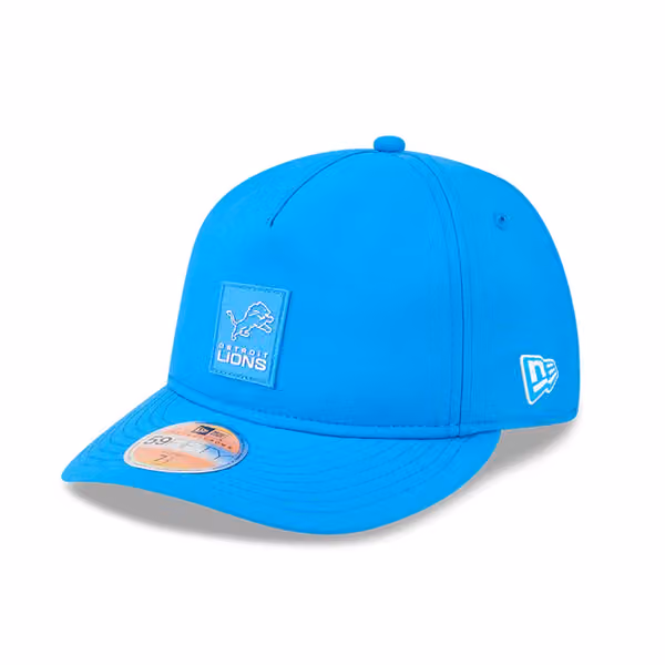 Detroit Lions 2025 NFL On-Field Sideline 59FIFTY A-Frame Fitted Cap Blue product photo