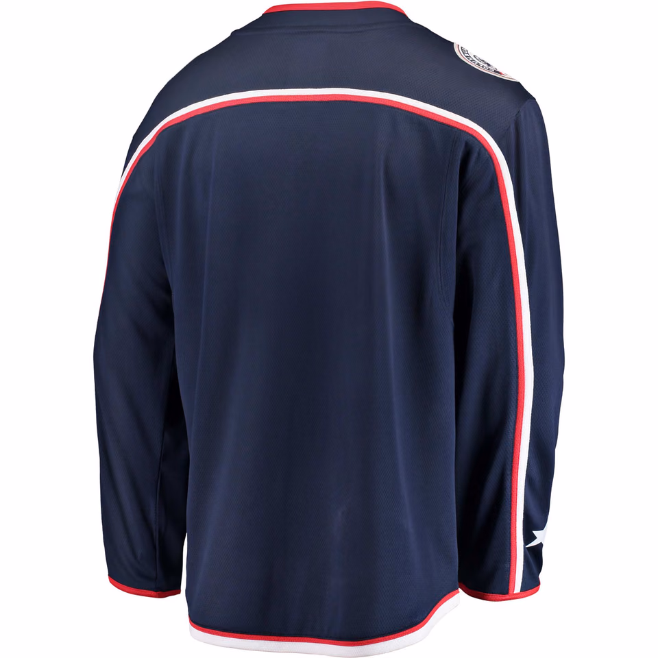 Columbus Blue Jackets Fanatics Breakaway NHL Jersey Home Navy view 2