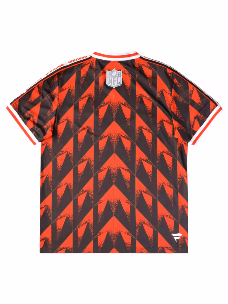 Cleveland Browns 2026 Football x Football NFL Fan Jersey Orange/Brown view 2
