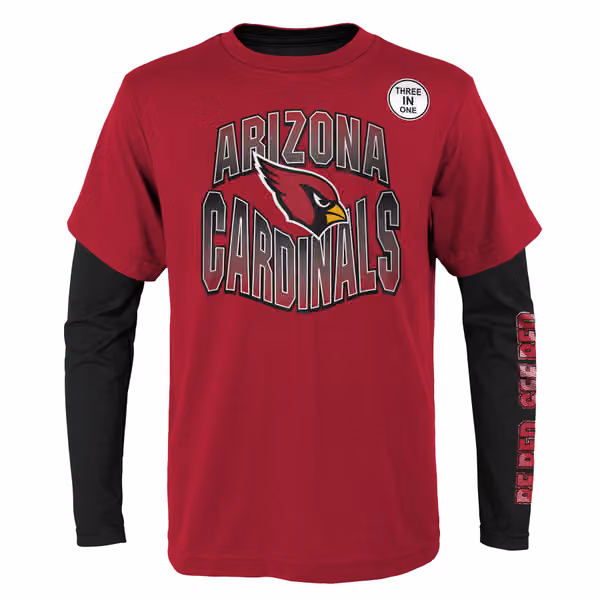 Arizona Cardinals Game Day 3-in-1 Combo NFL Shirt (YOUTH) view 2