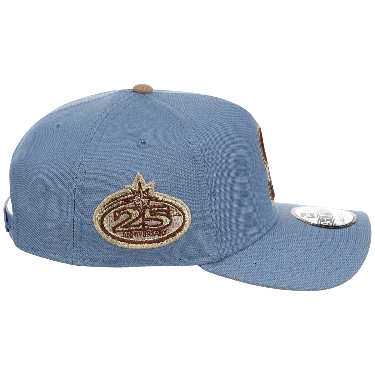 Seattle Mariners MLB Golden Fade New Era 9FORTY detail view