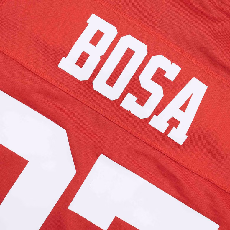 Nick Bosa #97 San Francisco 49ers Nike Game NFL Football Jersey Red view 4