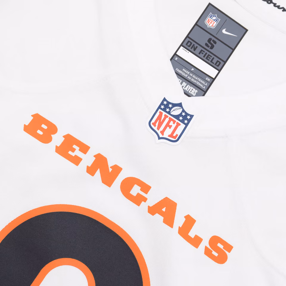 Joe Burrow #9 Cincinnati Bengals Nike Game NFL Football Jersey White view 5