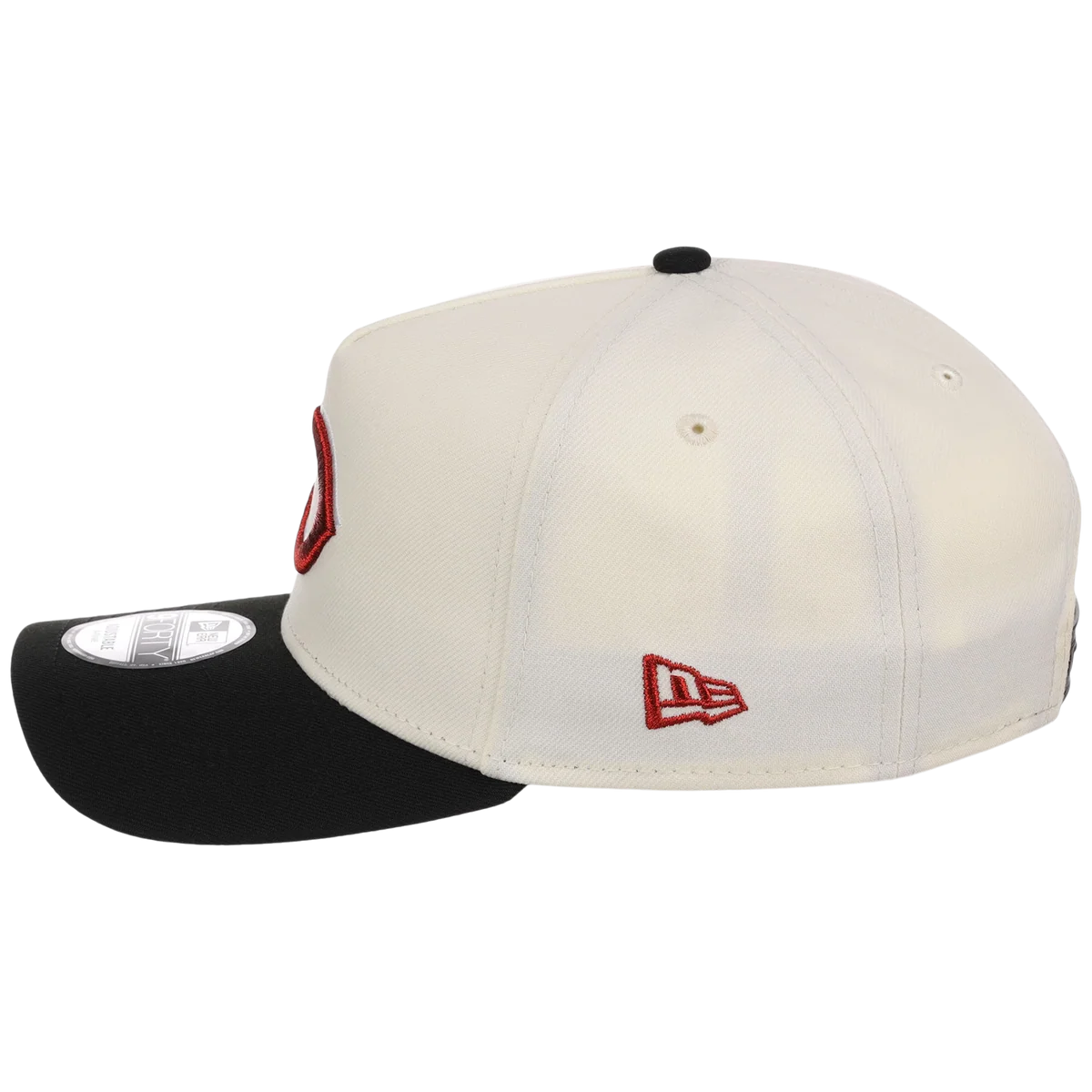 Cincinnati Reds MLB Flipmode 2.0 New Era 9FORTY A-Frame (Chrome/Black/Gray) detail view
