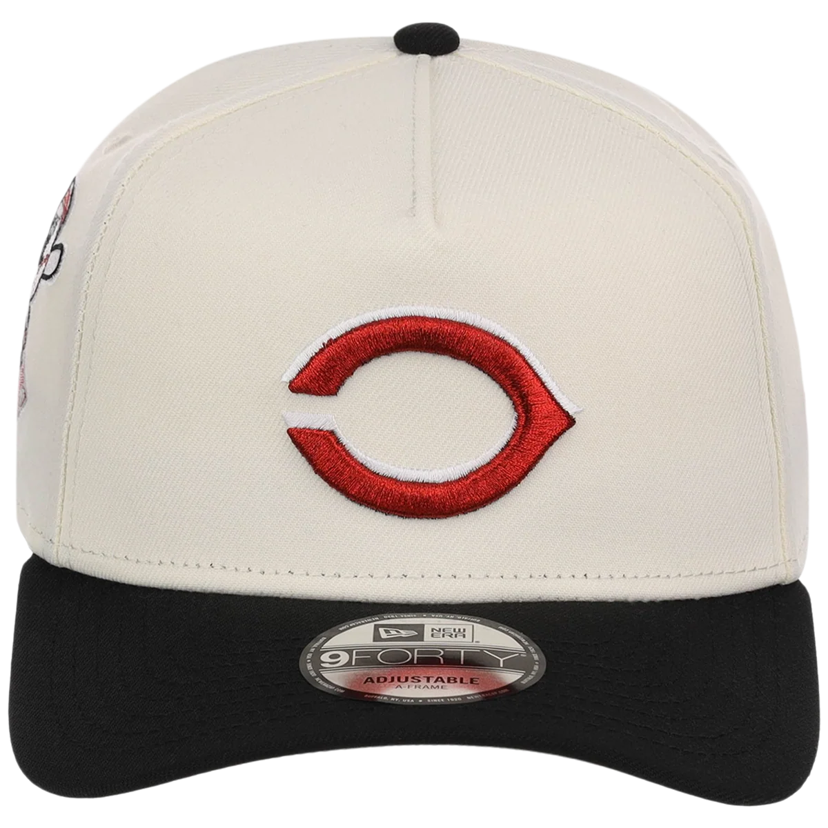 Cincinnati Reds MLB Flipmode 2.0 New Era 9FORTY A-Frame (Chrome/Black/Gray) detail view
