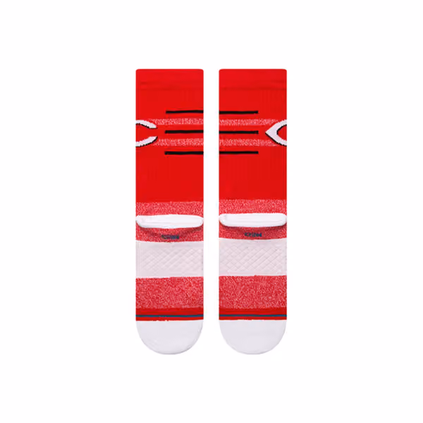Cincinnati Reds Closer Stance MLB Crew Socks view 3