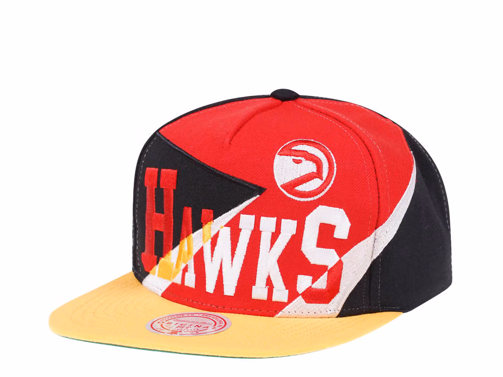 Mitchell & Ness Atlanta Hawks NBA Multiply Hardwood Classic Snapback Hat front