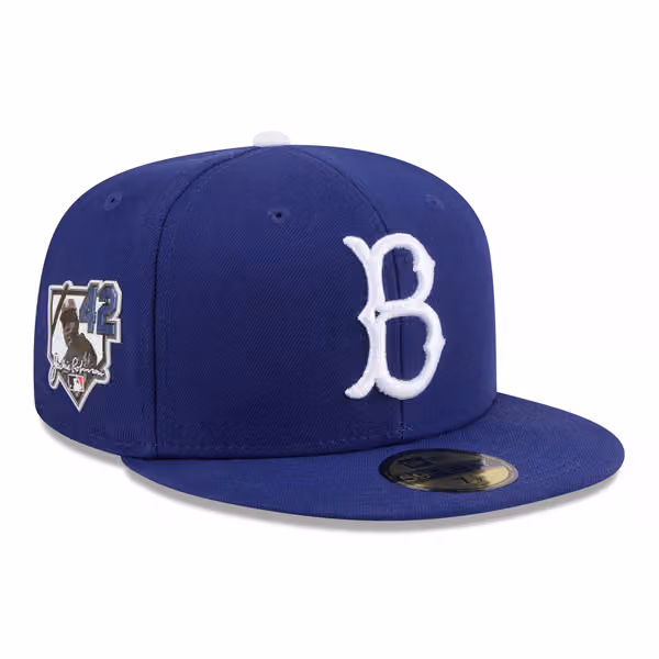Brooklyn Dodgers 2026 Jackie Robinson Day 59FIFTY Fitted Cap Blue product photo