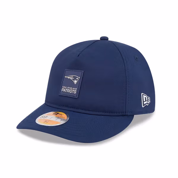 New England Patriots 2025 NFL On-Field Sideline 59FIFTY A-Frame Fitted Cap Navy product photo