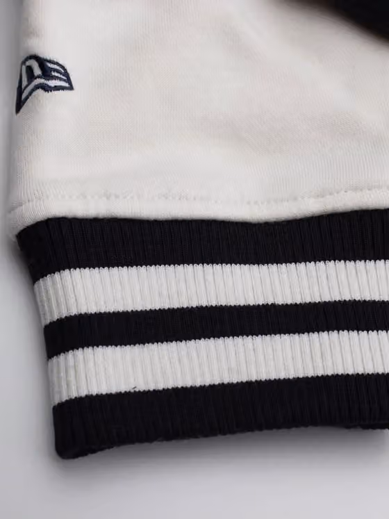 Brooklyn Nets Letterman Hooded NBA Jacket Black view 5