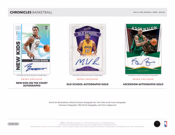 2022/23 Panini Chronicles Basketball NBA Fat-Pack Box view 5