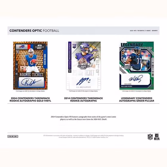 2024 Panini Contenders Optic Football NFL Hobby Box view 2