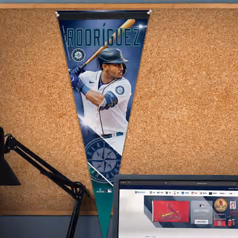 Julio Rodriguez Seattle Mariners Premium MLB Pennant view 3