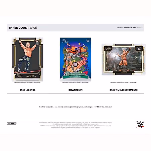2024 Panini Three Count WWE Wrestling Hobby Box view 2