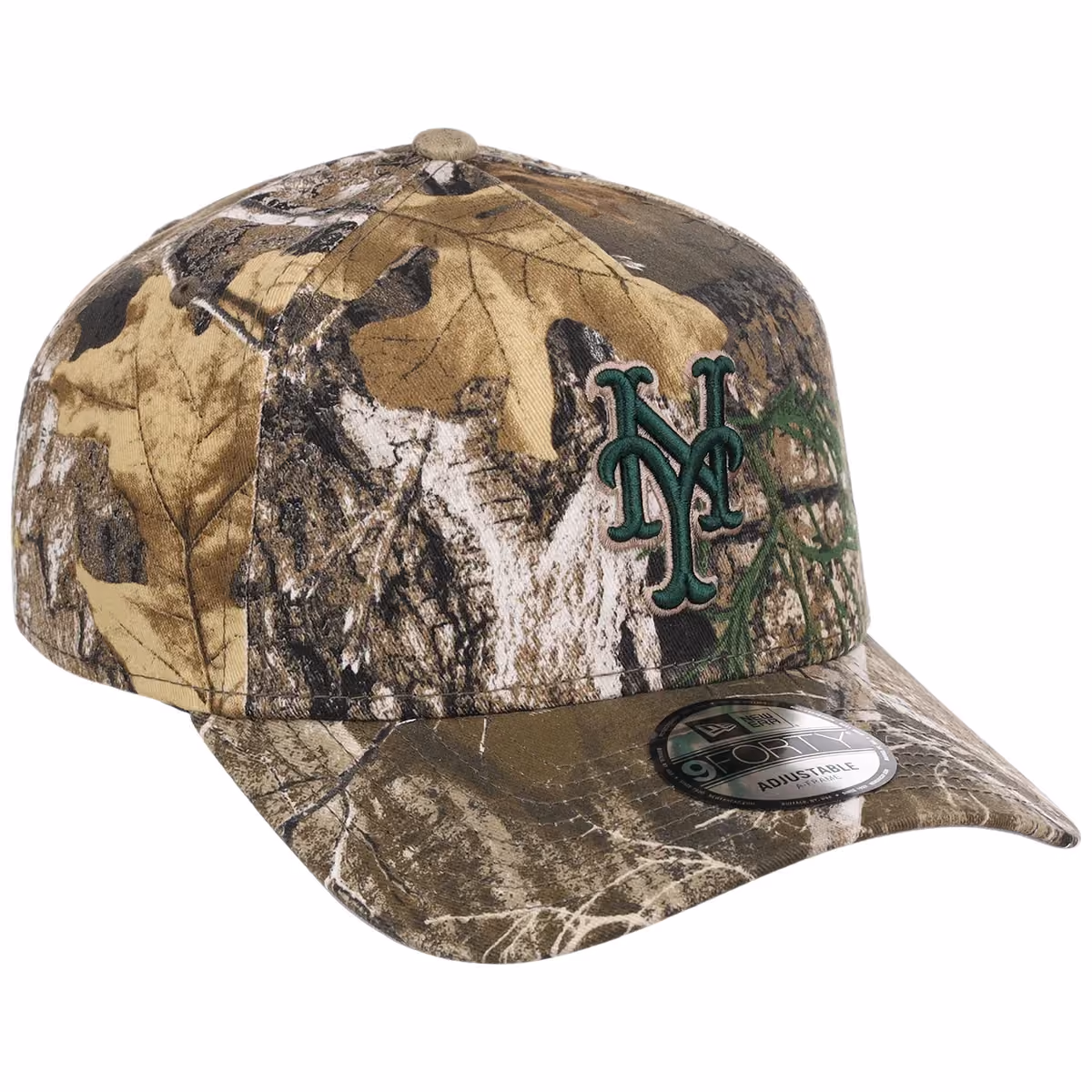 New York Mets MLB Realtree FASHION CORE New Era 9FORTY A-Frame front view