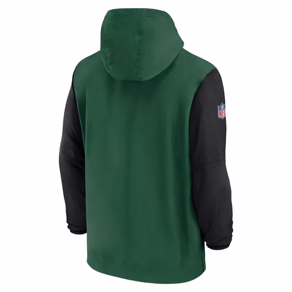 New York Jets 2024 NFL Sideline Pre-Game Nike Lightweight Player Jacket Green view 3