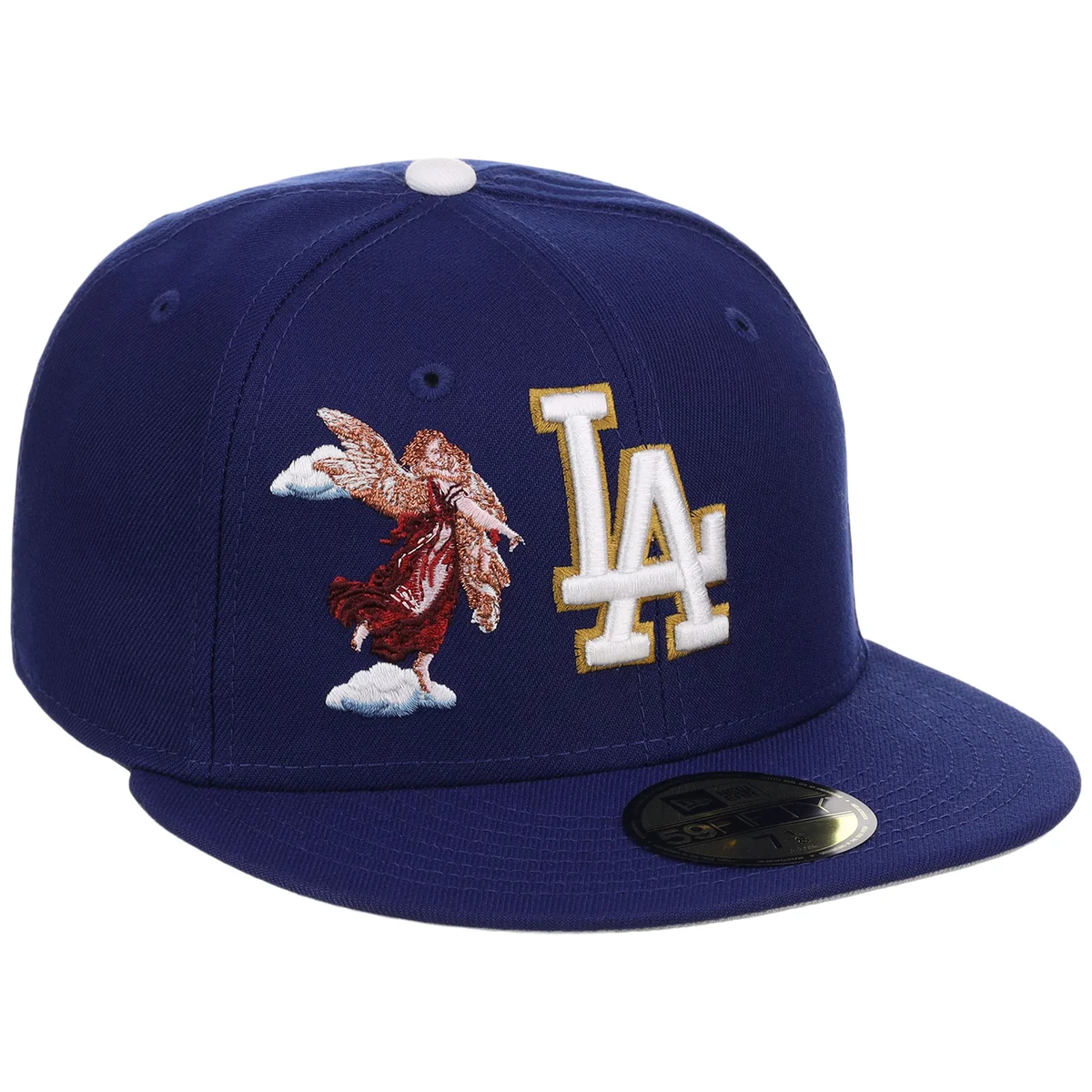 Los Angeles Dodgers Angel New Era 59FIFTY front view