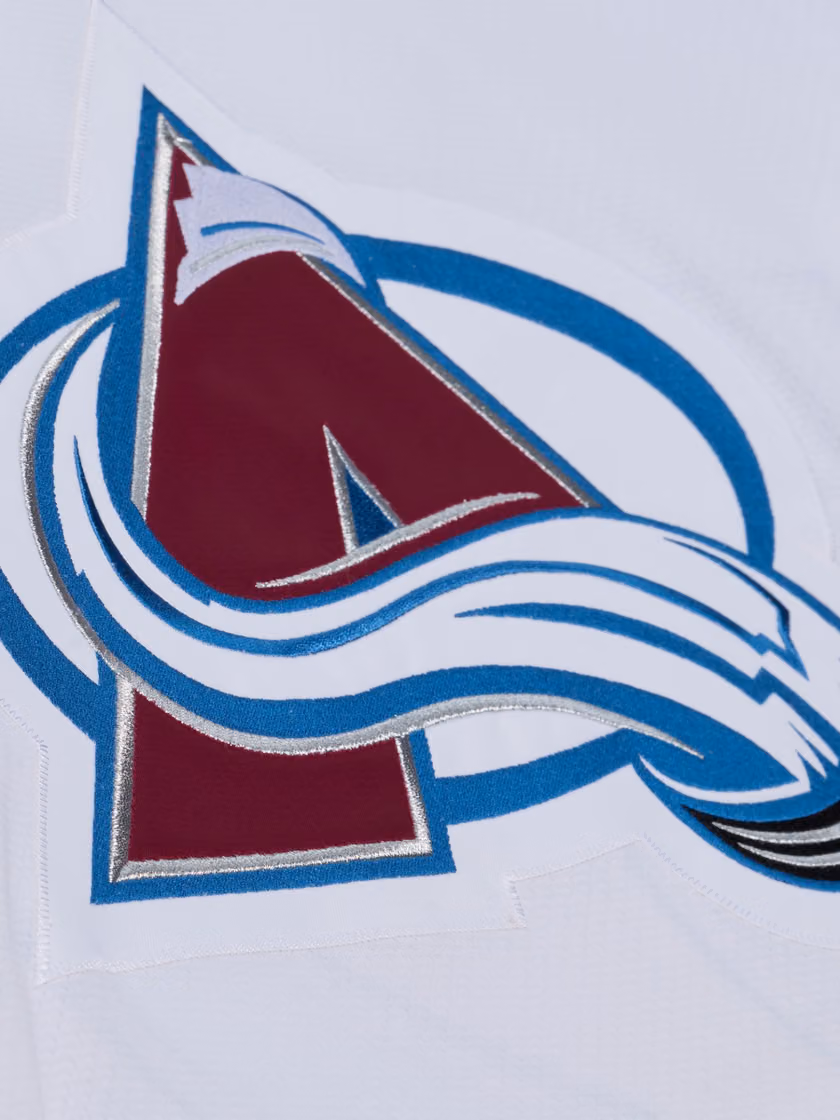Patrick Roy #33 Colorado Avalanche 1995-96 Premium Power Play NHL Jersey White view 7
