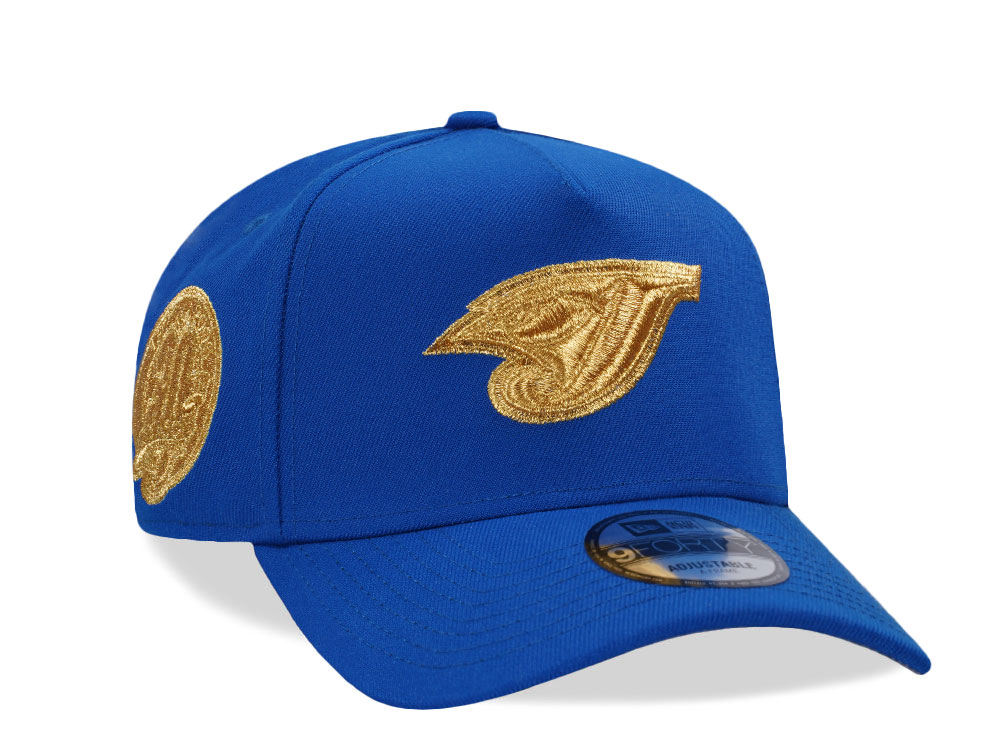 New Era Toronto Blue Jays 30th Anniversary 24K Prime Edition 9Forty A Frame Snapback Hat front