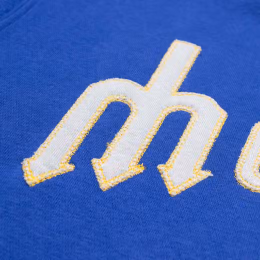 Seattle Mariners Rewind Script Nike Club MLB Hoodie Blue view 3