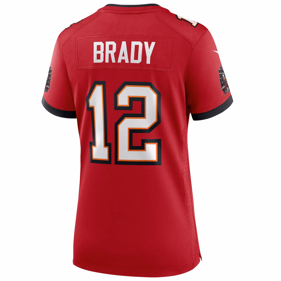 Tom Brady #12 Tampa Bay Buccaneers Nike Game NFL Jersey Red (WOMEN'S) view 3