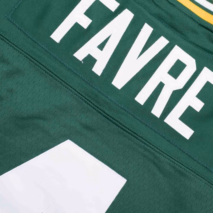 Brett Favre #4 Green Bay Packers 1996 Legacy Throwback NFL Jersey Green view 5