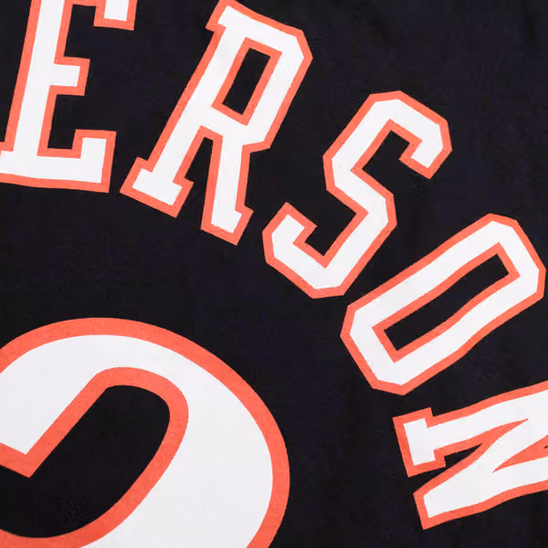 Allen Iverson #3 Philadelphia 76ers Mitchell & Ness NBA T-Shirt Black view 4