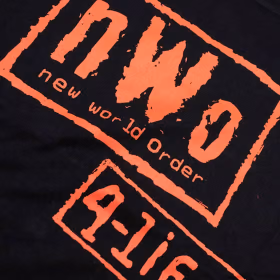 nWo Logo WWE T-Shirt Black view 3