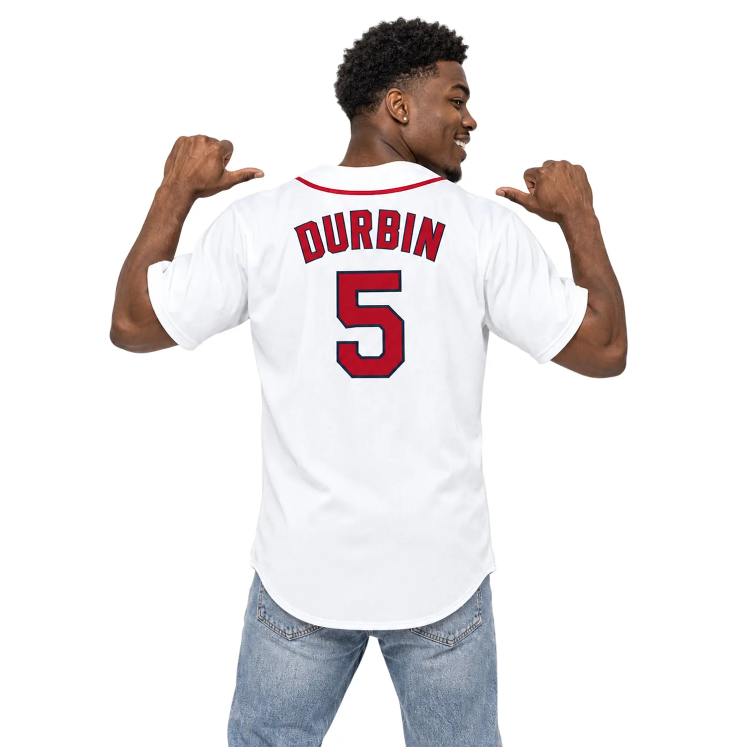 Red Sox Jersey Caleb Durbin Home Jersey Elite Fan Gearr