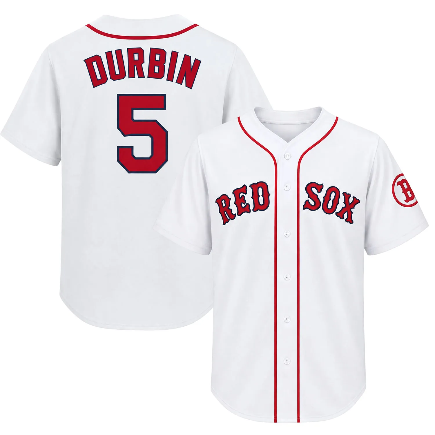 Red Sox Jersey Caleb Durbin Home Jersey Elite Fan Gearr
