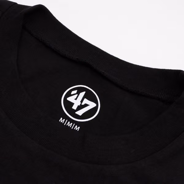 New York Mets Coffee Cartoon '47 Foundation MLB T-Shirt Black view 4