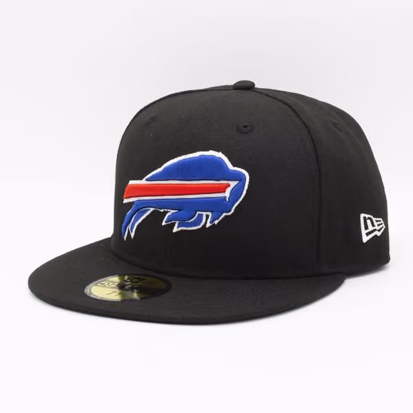 Buffalo Bills Team Logo New Era 59FIFTY Fitted NFL Cap Black product photo