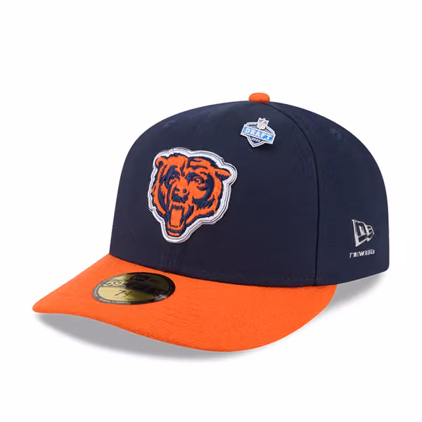 Chicago Bears 2026 NFL Draft Pre-Curved 59FIFTY Fitted Cap product photo