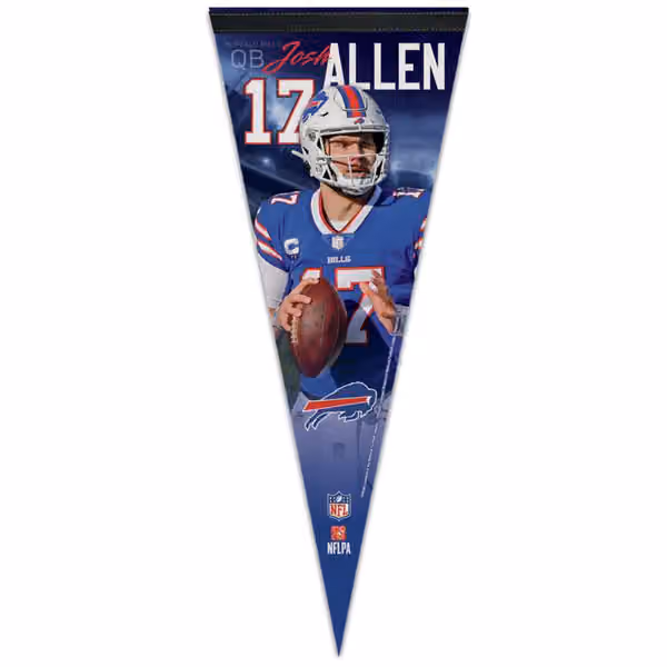 Josh Allen Buffalo Bills Premium WinCraft NFL Pennant view 1