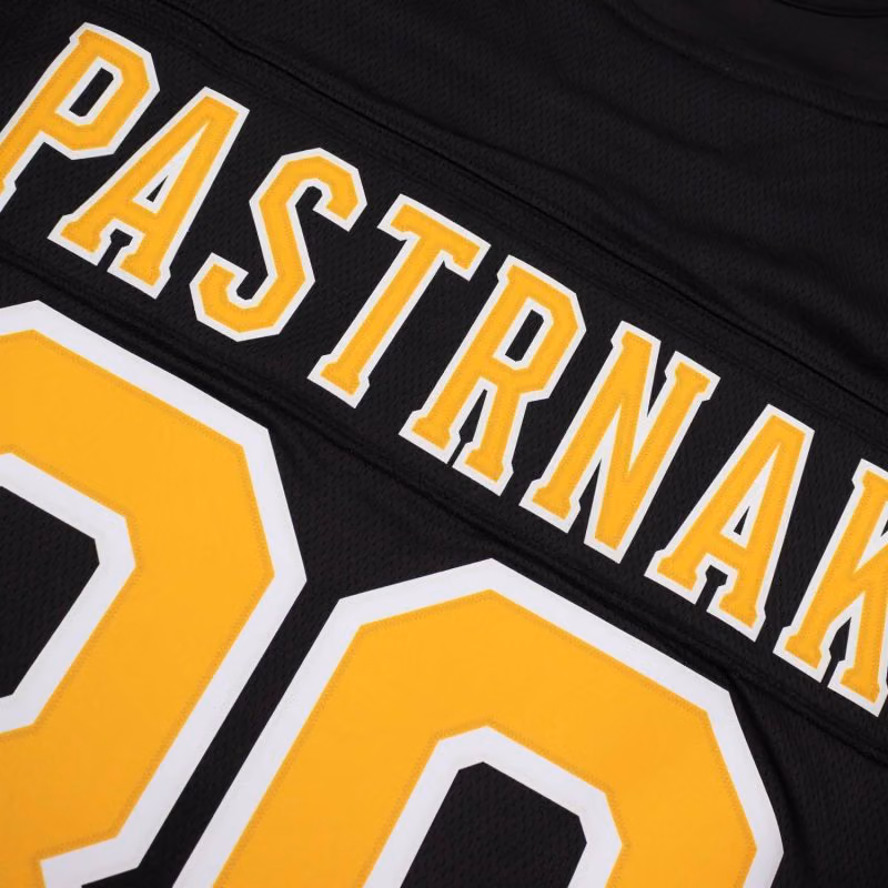 David Pastrňák #88 Boston Bruins Breakaway NHL Jersey Black view 4