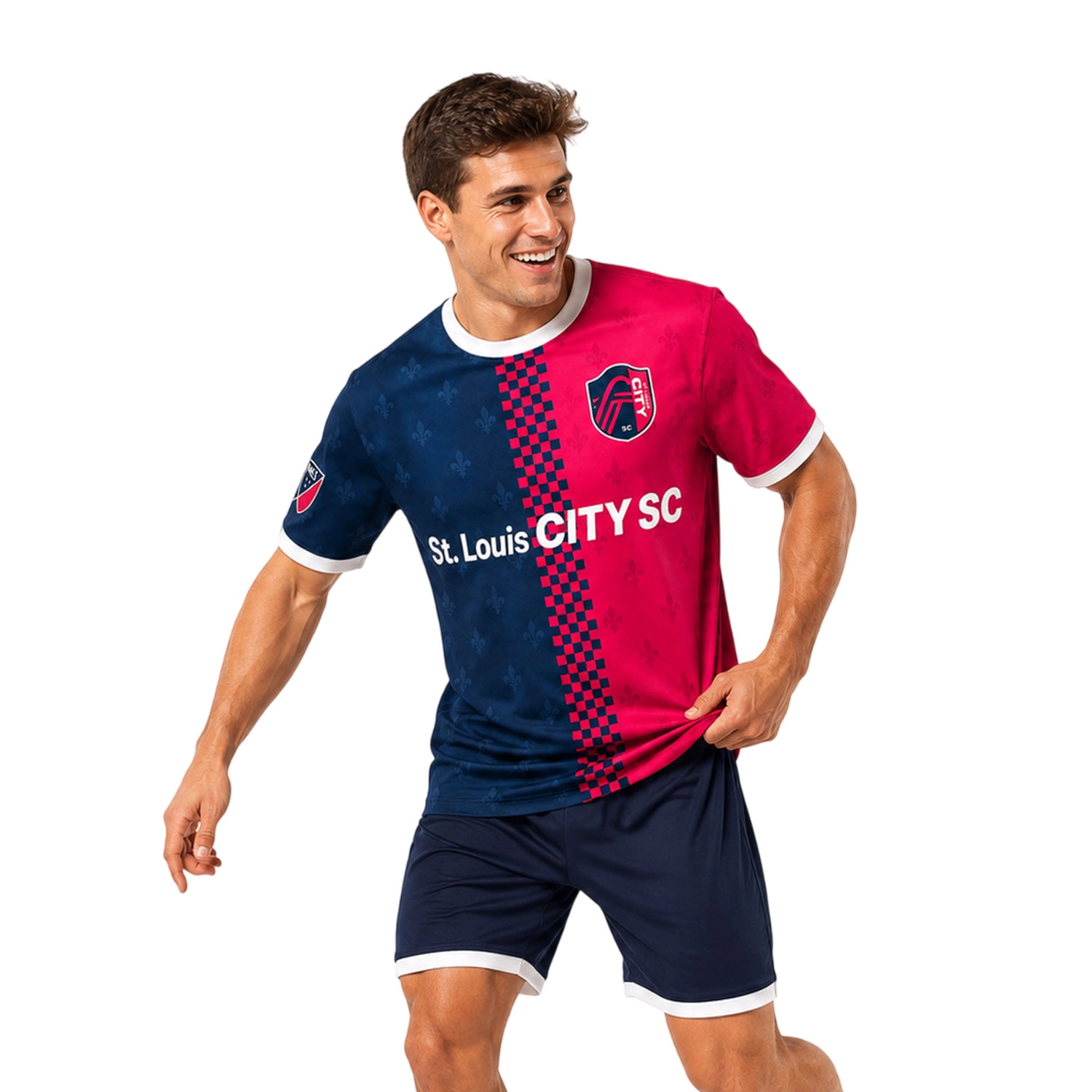 St. Louis City MLS Jersey – Vibrant Checker Style