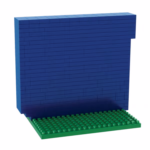 New York Giants BRXLZ NFL 3D Logo Construction Toy view 2