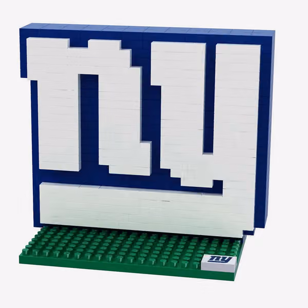New York Giants BRXLZ NFL 3D Logo Construction Toy view 3