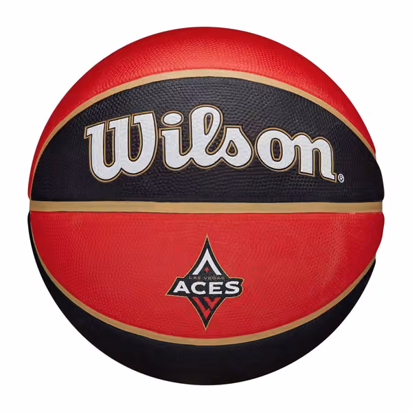 Las Vegas Aces Wilson Team Tribute WNBA Basketball (Size 6) view 1