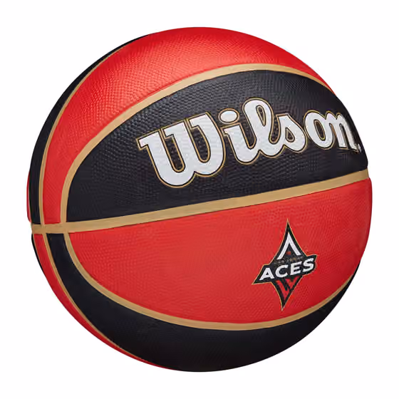 Las Vegas Aces Wilson Team Tribute WNBA Basketball (Size 6) view 3
