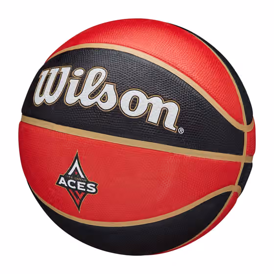 Las Vegas Aces Wilson Team Tribute WNBA Basketball (Size 6) view 4