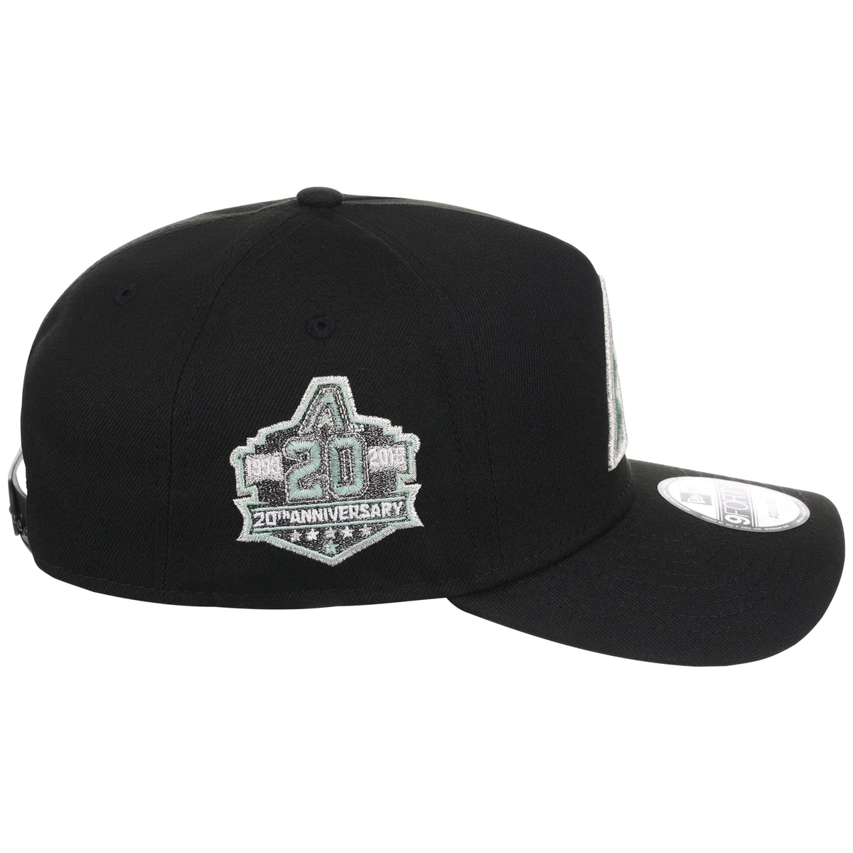 Arizona Diamondbacks MLB Alpine Snow New Era 9FORTY A-Frame detail view