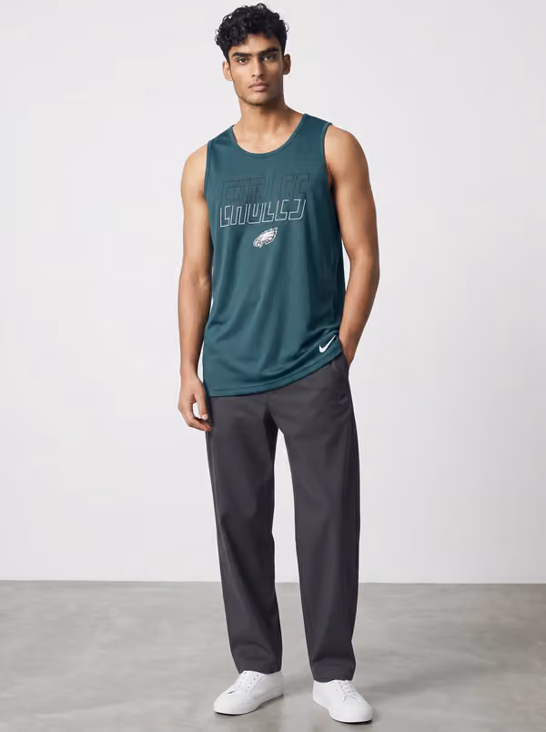 Philadelphia Eagles Miler Dri-FIT NFL Muscle Tank Top Green view 3